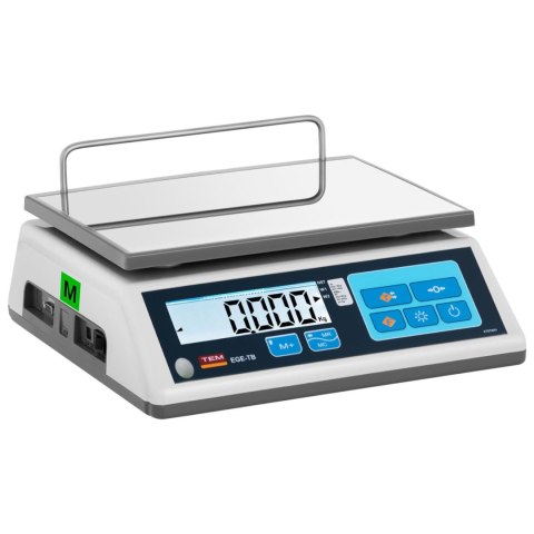 Waga sklepowa handlowa 30 kg / 10 g LCD M LEGALIZACJA Waga sklepowa handlowa 30 kg / 10 g LCD M LEGALIZACJA