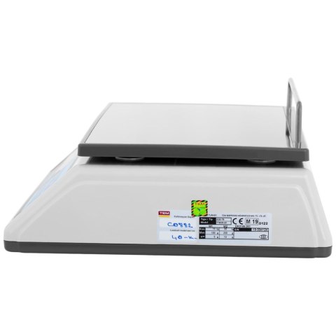 Waga sklepowa handlowa 30 kg / 10 g LCD M LEGALIZACJA Waga sklepowa handlowa 30 kg / 10 g LCD M LEGALIZACJA