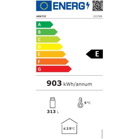 Witryna szafa chłodnicza z podświetlanym panelem reklamowym 360L Witryna szafa chłodnicza z podświetlanym panelem reklamowym 360L