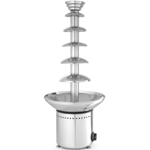Fontanna do czekolady fondue 6 poziomów stalowa 300 W - Hendi 274163 Fontanna do czekolady fondue 6 poziomów stalowa 300 W - Hendi 274163