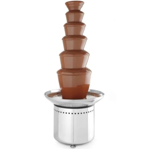 Fontanna do czekolady fondue 6 poziomów stalowa 300 W - Hendi 274163 Fontanna do czekolady fondue 6 poziomów stalowa 300 W - Hendi 274163