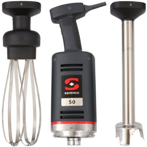 Mikser blender ręczny z ramieniem miksującym i ubijającym MB-51 570 W - Sammic 3030691 Mikser blender ręczny z ramieniem miksującym i ubijającym MB-51 570 W - Sammic 3030691