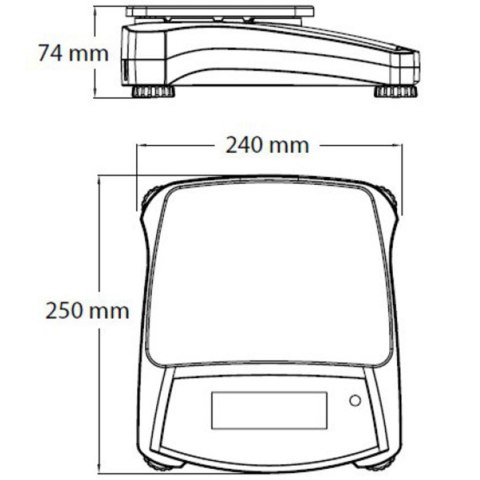 Waga laboratoryjna techniczna szybka dokładna NAVIGATOR NVT 6200g / 0.1g - OHAUS NVT6201 Waga laboratoryjna techniczna szybka dokładna NAVIGATOR NVT 6200g / 0.1g - OHAUS NVT6201