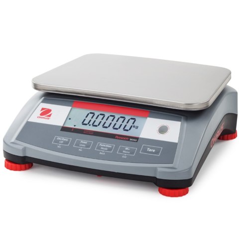 Waga stołowa przemysłowa profesjonalna z akumulatorem RANGER 3000 15kg / 0.5g - OHAUS R31P15 Waga stołowa przemysłowa profesjonalna z akumulatorem RANGER 3000 15kg / 0.5g - OHAUS R31P15