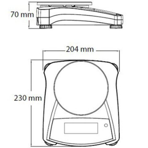 Waga techniczna stołowa dokładna kompaktowa NAVIGATOR NV 220g / 0.01g - OHAUS NV222 Waga techniczna stołowa dokładna kompaktowa NAVIGATOR NV 220g / 0.01g - OHAUS NV222