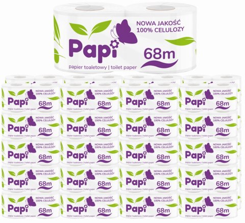 Papier toaletowy 2R PAPI 2W - 56 Rolek Papier toaletowy 2R PAPI 2W - 56 Rolek