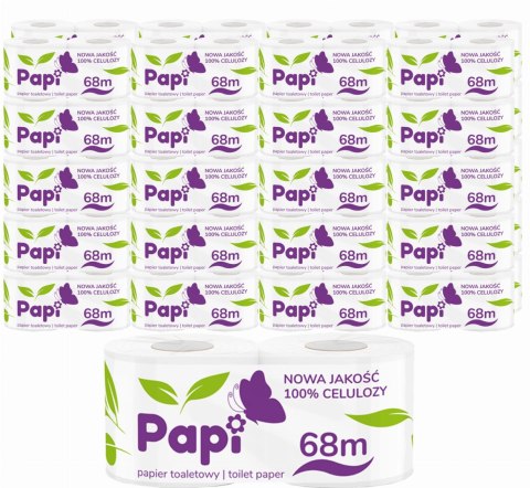 Papier toaletowy 2R PAPI 2W - 56 Rolek Papier toaletowy 2R PAPI 2W - 56 Rolek