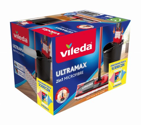 Vileda Ultramax BOX + ściereczki Viledy Vileda Ultramax BOX + ściereczki Viledy