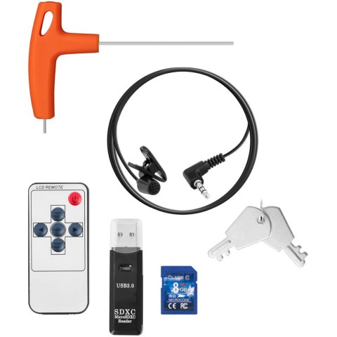 Endoskop kamera diagnostyczna inspekcyjna w walizce 12 LED TFT 7 '' SD 20 m Endoskop kamera diagnostyczna inspekcyjna w walizce 12 LED TFT 7 '' SD 20 m