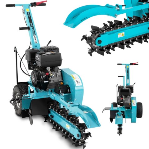 Koparka łańcuchowa do wykopów liniowych pod przewody kable rury 600 mm 15 KM 3.6 l Koparka łańcuchowa do wykopów liniowych pod przewody kable rury 600 mm 15 KM 3.6 l