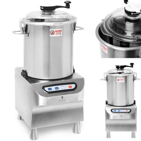 Kuter wilk masarski do siekania mielenia krojenia mięsa warzyw 18 l 1500/2200 obr./min 1500 W Kuter wilk masarski do siekania mielenia krojenia mięsa warzyw 18 l 1500/2200 obr./min 1500 W