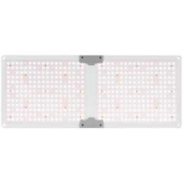 Lampa do uprawy wzrostu roślin pełne spektrum 60 x 24 cm 468 LED 220 W srebrna