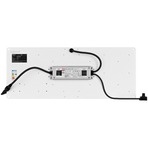 Lampa do uprawy wzrostu roślin pełne spektrum 60 x 24 cm 468 LED 220 W srebrna Lampa do uprawy wzrostu roślin pełne spektrum 60 x 24 cm 468 LED 220 W srebrna