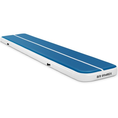 Mata materac ścieżka gimnastyczna akrobatyczna nadmuchiwana 500 x 100 x 20 cm niebiesko-biała Mata materac ścieżka gimnastyczna akrobatyczna nadmuchiwana 500 x 100 x 20 cm niebiesko-biała