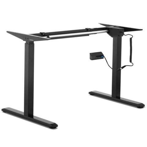 Stelaż rama biurka z elektryczną regulacją wysokości 73-123 cm do 80 kg CZARNY Stelaż rama biurka z elektryczną regulacją wysokości 73-123 cm do 80 kg CZARNY