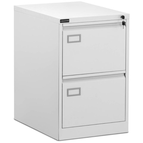 Szafa kartotekowa biurowa metalowa do kartotek dokumentów A4/F4 2 szuflady Szafa kartotekowa biurowa metalowa do kartotek dokumentów A4/F4 2 szuflady