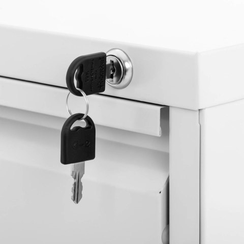 Szafa kartotekowa biurowa metalowa do kartotek dokumentów A4/F4 2 szuflady Szafa kartotekowa biurowa metalowa do kartotek dokumentów A4/F4 2 szuflady