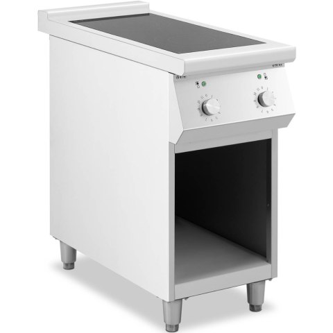 Kuchnia indukcyjna 2 palnikowa wolnostojąca na otwartej podstawie 400 V 8500 W Kuchnia indukcyjna 2 palnikowa wolnostojąca na otwartej podstawie 400 V 8500 W