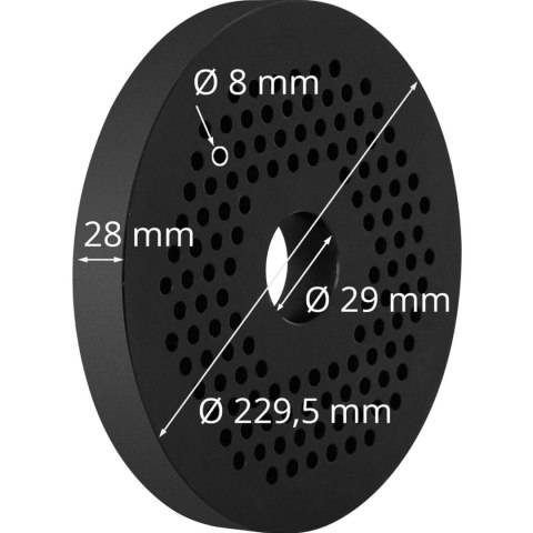 Matryca sitko do pelletu pelleciarki WIE-PM-2000 śr. 8 mm Matryca sitko do pelletu pelleciarki WIE-PM-2000 śr. 8 mm
