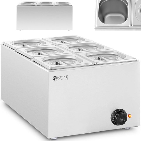 Bemar podgrzewacz elektryczny 6 x GN 1/6 640 W Bemar podgrzewacz elektryczny 6 x GN 1/6 640 W