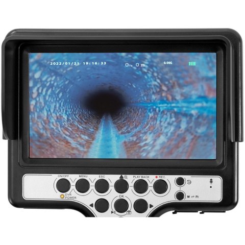 Endoskop kamera diagnostyczna inspekcyjna w walizce 12 LED SD 30 m Endoskop kamera diagnostyczna inspekcyjna w walizce 12 LED SD 30 m