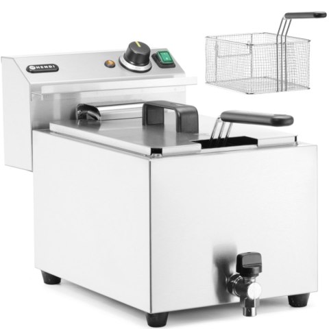 Frytownica elektryczna nastawna z kranem spustowym 400 V 66000 W 10 l - Hendi 209424 Frytownica elektryczna nastawna z kranem spustowym 400 V 66000 W 10 l - Hendi 209424