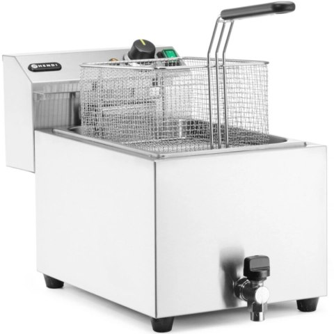 Frytownica elektryczna nastawna z kranem spustowym 400 V 66000 W 10 l - Hendi 209424 Frytownica elektryczna nastawna z kranem spustowym 400 V 66000 W 10 l - Hendi 209424