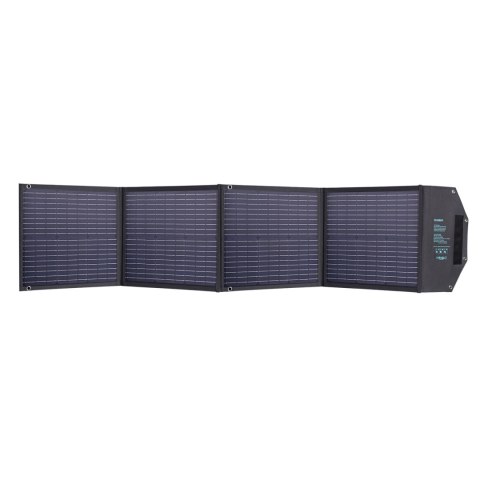 Ładowarka solarna słoneczna 100W składana USB-C 2xUSB PD QC czarna Ładowarka solarna słoneczna 100W składana USB-C 2xUSB PD QC czarna