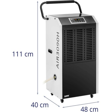 Osuszacz powietrza pochłaniacz wilgoci przemysłowy budowlany 1800 W 1129 m3/h do 170 m2 Osuszacz powietrza pochłaniacz wilgoci przemysłowy budowlany 1800 W 1129 m3/h do 170 m2