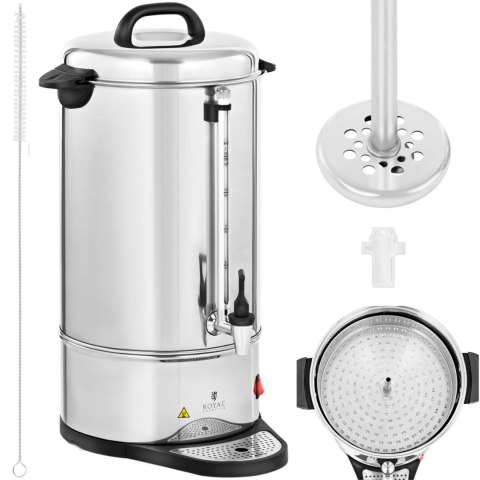 Zaparzacz zaparzarka do kawy herbaty z kranem i tacką ociekową 1550 W 15 l Zaparzacz zaparzarka do kawy herbaty z kranem i tacką ociekową 1550 W 15 l