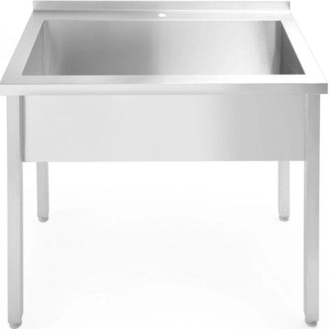 Basen zlew gastronomiczny jednokomorowy Budget Line STAL 1000 x 600 x 850 cm - Hendi 811023 Basen zlew gastronomiczny jednokomorowy Budget Line STAL 1000 x 600 x 850 cm - Hendi 811023