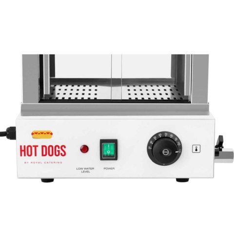 Podgrzewacz witryna grzewcza do 100 hot dogów parówek 25 bułek 1000W Podgrzewacz witryna grzewcza do 100 hot dogów parówek 25 bułek 1000W