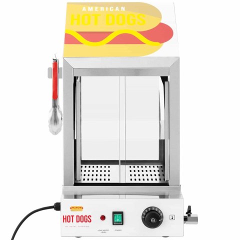 Podgrzewacz witryna grzewcza do 100 hot dogów parówek 25 bułek 1000W Podgrzewacz witryna grzewcza do 100 hot dogów parówek 25 bułek 1000W