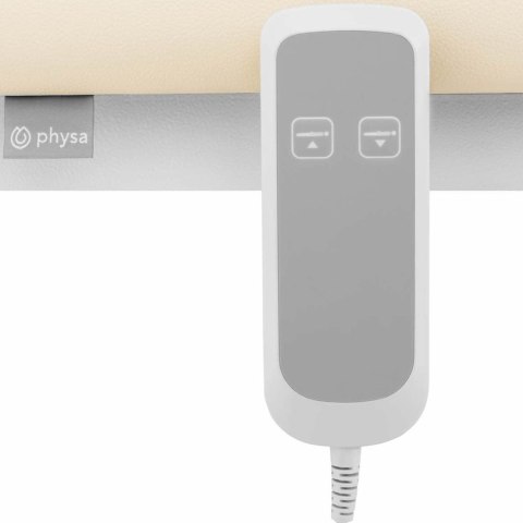 Stół łóżko do masażu elektryczne z pilotem LILLE - beżowe Stół łóżko do masażu elektryczne z pilotem LILLE - beżowe