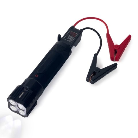 3w1 Rozruch auta Jump Starter + powerbank 8000mAh + latarka LED - czarny 3w1 Rozruch auta Jump Starter + powerbank 8000mAh + latarka LED - czarny