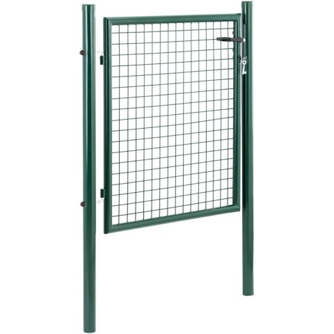 Brama furtka wejściowa ogrodowa ze stali 107.5 x 150 cm Brama furtka wejściowa ogrodowa ze stali 107.5 x 150 cm