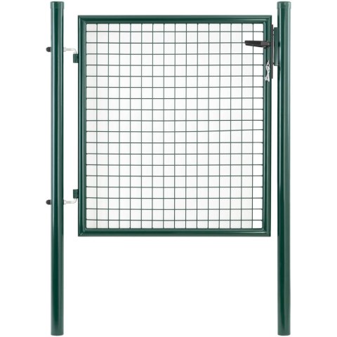 Brama furtka wejściowa ogrodowa ze stali 107.5 x 150 cm Brama furtka wejściowa ogrodowa ze stali 107.5 x 150 cm