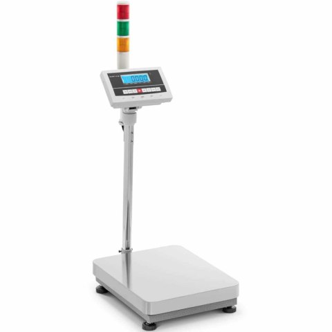 Waga platformowa magazynowa z kolumną sygnalizacyjną świetlną LCD 300kg / 0.005kg Waga platformowa magazynowa z kolumną sygnalizacyjną świetlną LCD 300kg / 0.005kg