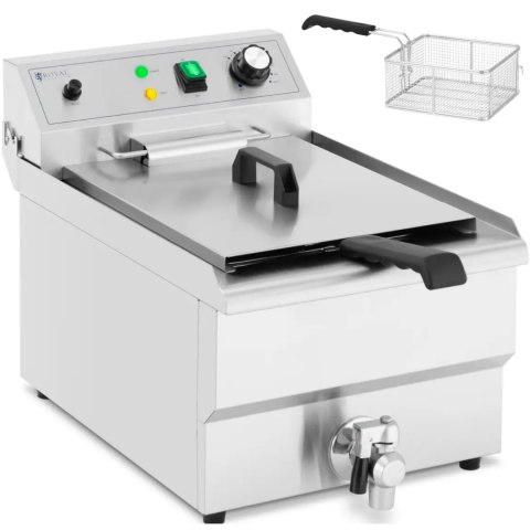 Frytownica elektryczna z kranem spustowym 230 V 3000 W 13 l Frytownica elektryczna z kranem spustowym 230 V 3000 W 13 l