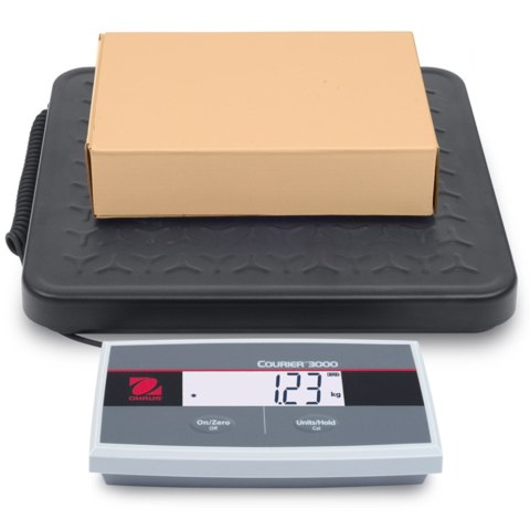 Waga platformowa pocztowa do paczek OHAUS COURIER 3000 LCD 33x32cm 35Kg / 20g Waga platformowa pocztowa do paczek OHAUS COURIER 3000 LCD 33x32cm 35Kg / 20g