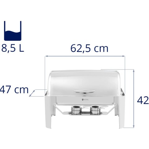 Podgrzewacz bemar bufetowy do potraw na pastę GN 1/1 8.5 l Podgrzewacz bemar bufetowy do potraw na pastę GN 1/1 8.5 l
