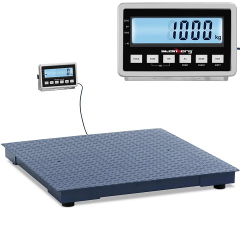 Waga platformowa magazynowa LCD 100 x 100 cm 1000 kg / 0.2 kg Waga platformowa magazynowa LCD 100 x 100 cm 1000 kg / 0.2 kg