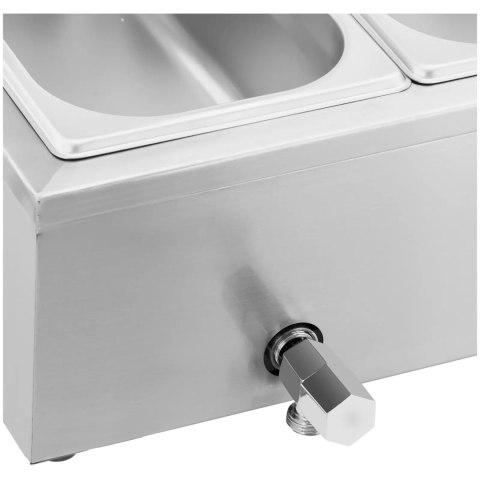 Bemar podgrzewacz do potraw bufet grzewczy z osłoną 6 x GN 1/3 2100 W Bemar podgrzewacz do potraw bufet grzewczy z osłoną 6 x GN 1/3 2100 W