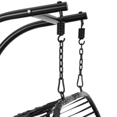 Fotel kosz wiszący ogrodowy huśtawka dwuosobowa do 200 kg Fotel kosz wiszący ogrodowy huśtawka dwuosobowa do 200 kg
