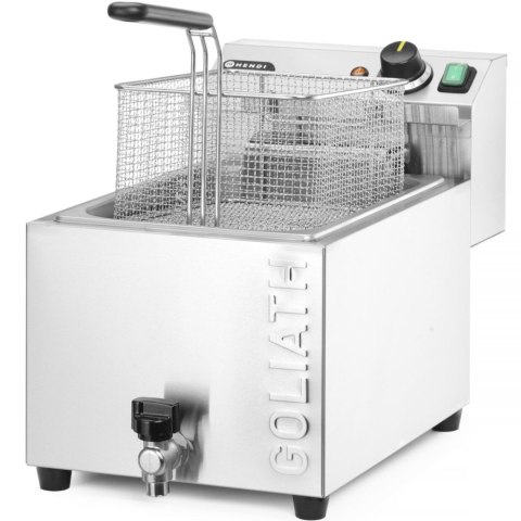 Najmocniejsza frytownica frytkownica z kranem HENDI GOLIATH 400V 10.2kW 10L Najmocniejsza frytownica frytkownica z kranem HENDI GOLIATH 400V 10.2kW 10L