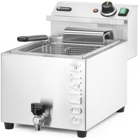 Najmocniejsza frytownica frytkownica z kranem HENDI GOLIATH 400V 10.2kW 10L Najmocniejsza frytownica frytkownica z kranem HENDI GOLIATH 400V 10.2kW 10L