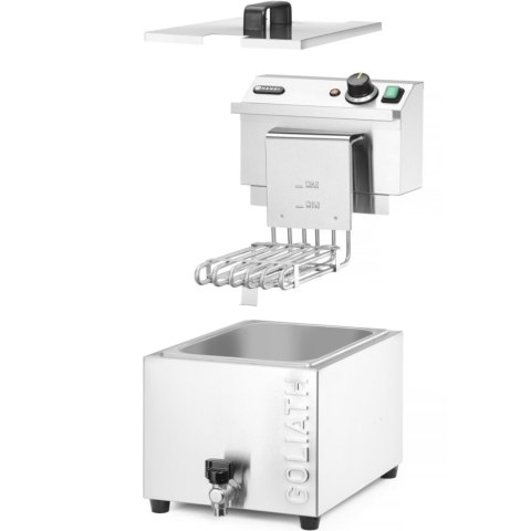 Najmocniejsza frytownica frytkownica z kranem HENDI GOLIATH 400V 10.2kW 10L Najmocniejsza frytownica frytkownica z kranem HENDI GOLIATH 400V 10.2kW 10L