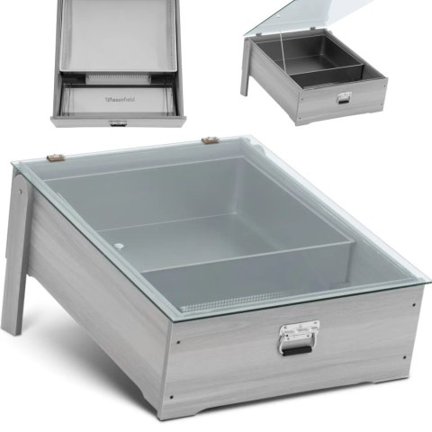 Topiarka do wytopu wosku słoneczna do ramek 55 x 50 x 15 cm STAL Topiarka do wytopu wosku słoneczna do ramek 55 x 50 x 15 cm STAL