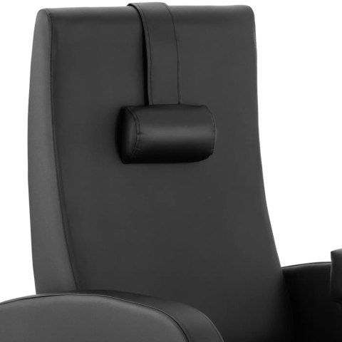 Fotel podologiczny kosmetyczny do pedicure z brodzikiem elektryczny HAVANA - czarny Fotel podologiczny kosmetyczny do pedicure z brodzikiem elektryczny HAVANA - czarny