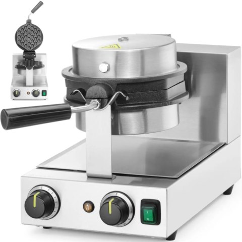 Gofrownica obrotowa do gofrów Bubble Waffle śr. 170 mm 1500 W Gofrownica obrotowa do gofrów Bubble Waffle śr. 170 mm 1500 W